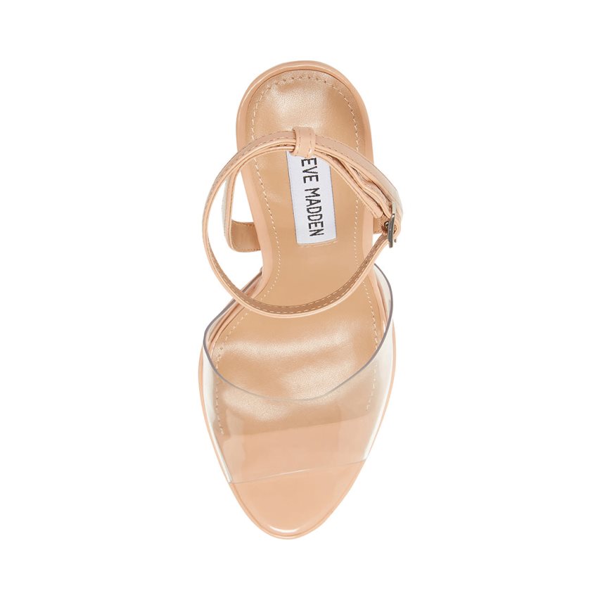 Sandalias Tacones Steve Madden Ria Mujer Beige | ES SZ096E